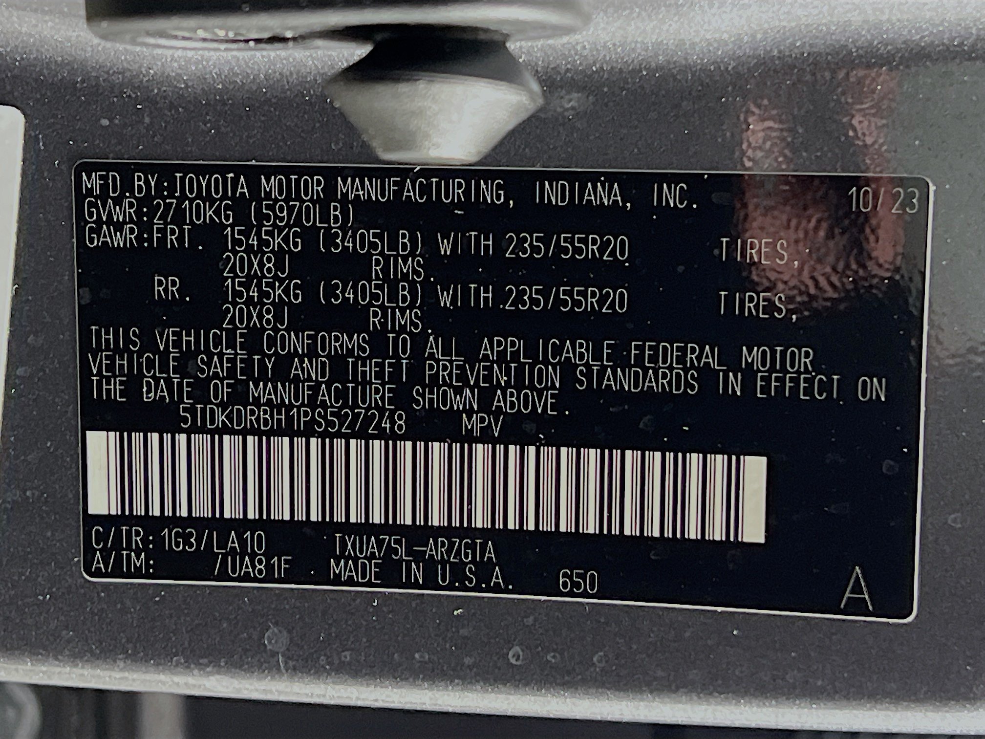 Certified 2023 Toyota Highlander Platinum AWD/4WD image 28