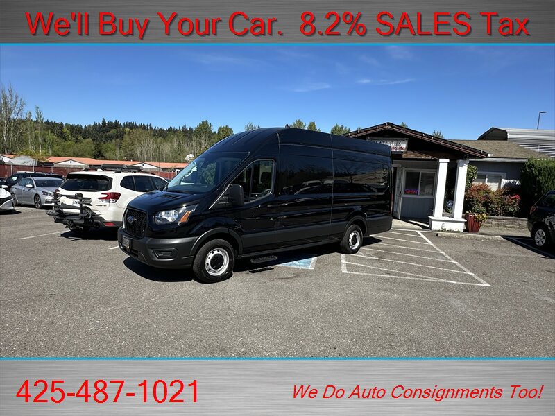Used 2023 Ford Transit 250 148 High Roof Extended w/ Load Area Protection Package RWD image 2