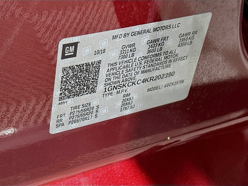 Used 2019 Chevrolet Tahoe Premier AWD/4WD image 27