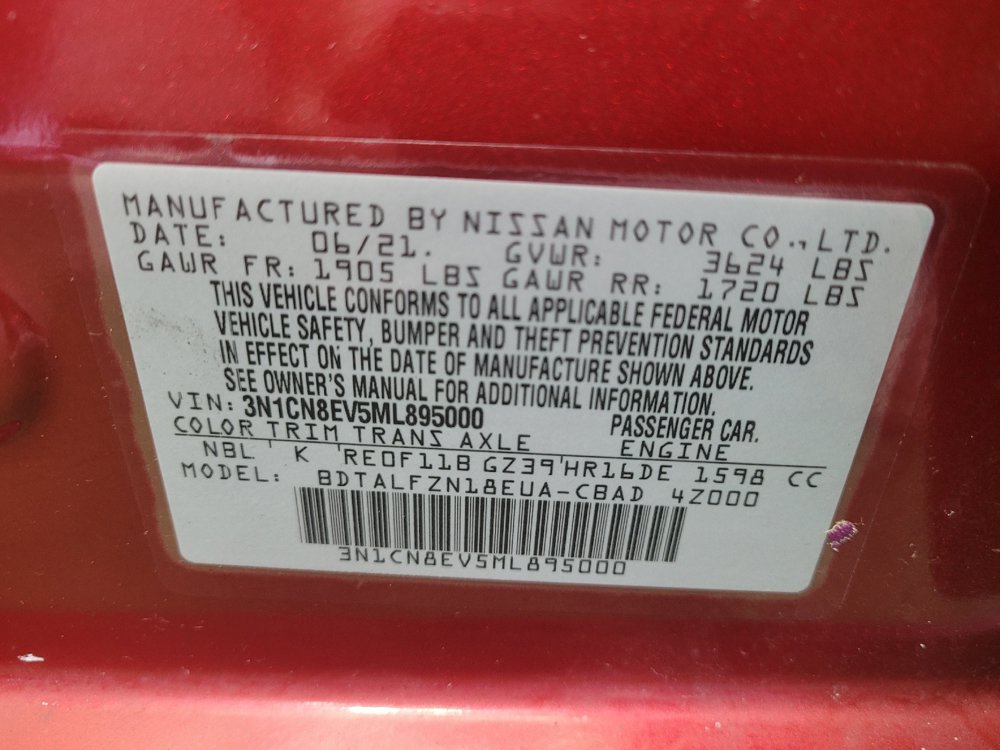Used 2021 Nissan Versa SV FWD image 33