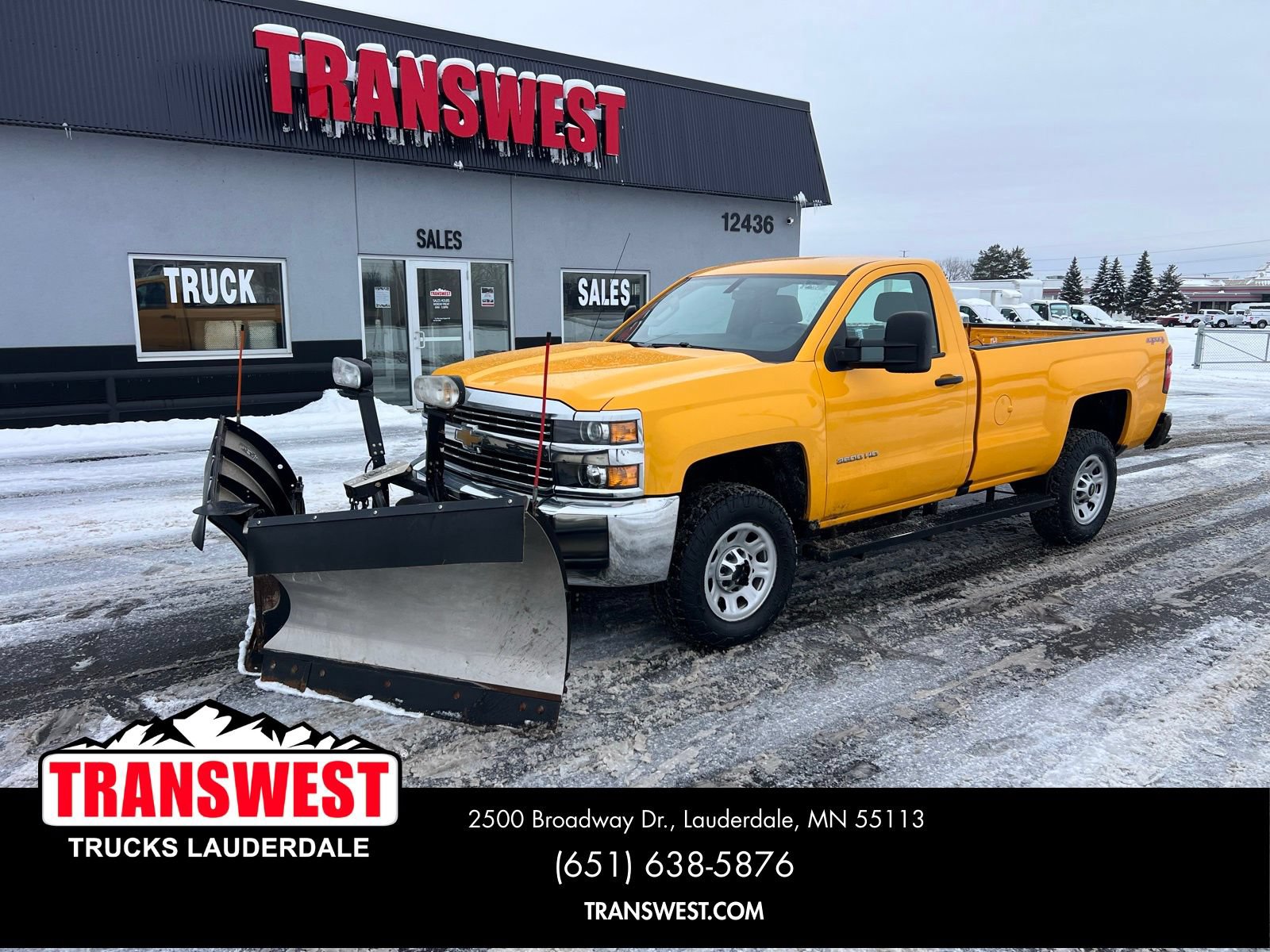 Used 2017 Chevrolet Silverado 3500 W/T w/ Snow Plow Prep Package AWD/4WD image 1