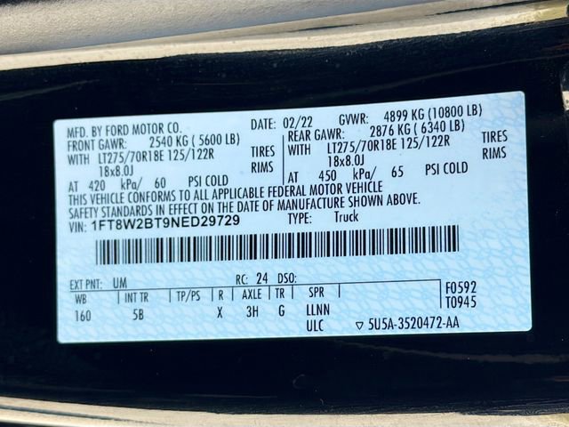 Used 2022 Ford F250 Lariat w/ Lariat Ultimate Package image 42
