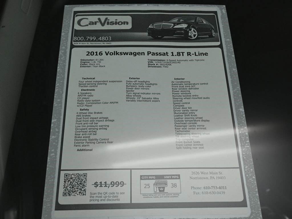Used 2016 Volkswagen Passat 1.8T R-Line image 31