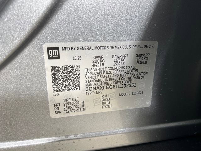 New 2026 Chevrolet Equinox RS w/ Convenience Package III FWD image 25