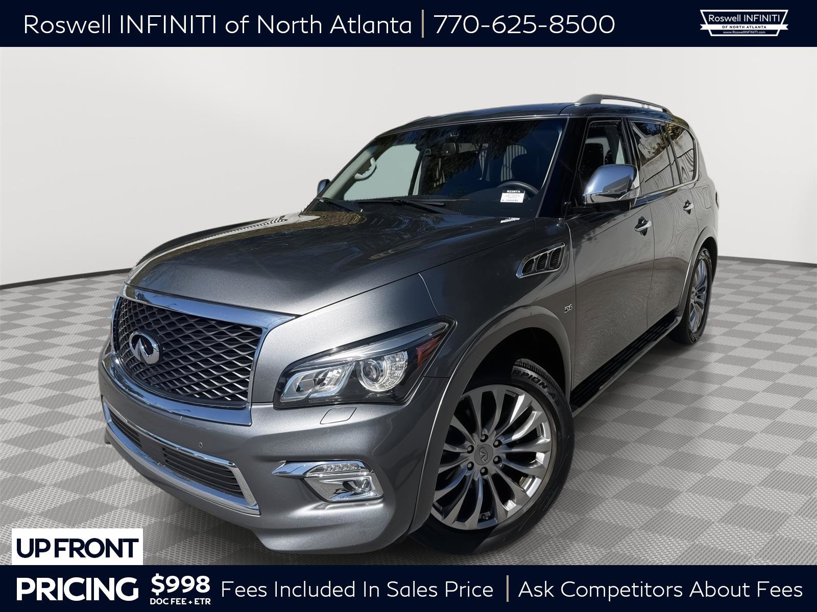 Used 2016 INFINITI QX80 2WD w/ Deluxe Technology Package