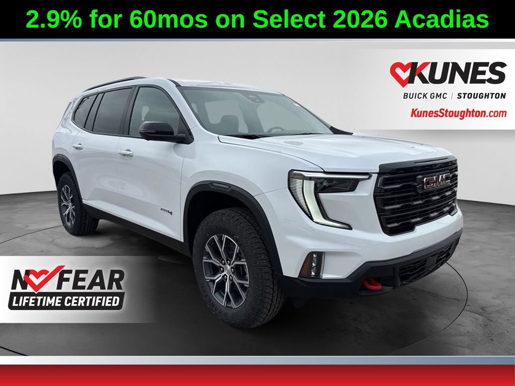 New 2026 GMC Acadia AT4 w/ Luxury Package