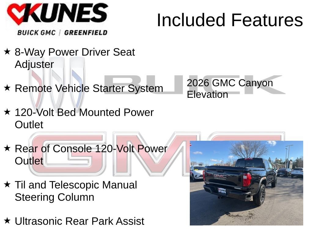 New 2026 GMC Canyon Elevation w/ Convenience Package image 4
