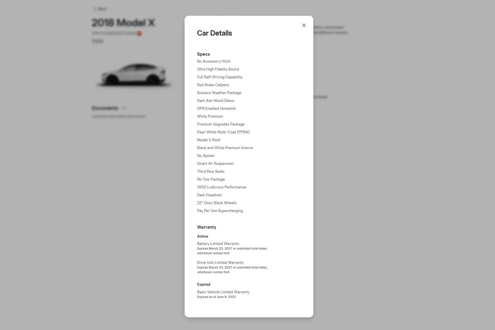 Used 2018 Tesla Model X P100D AWD/4WD image 3