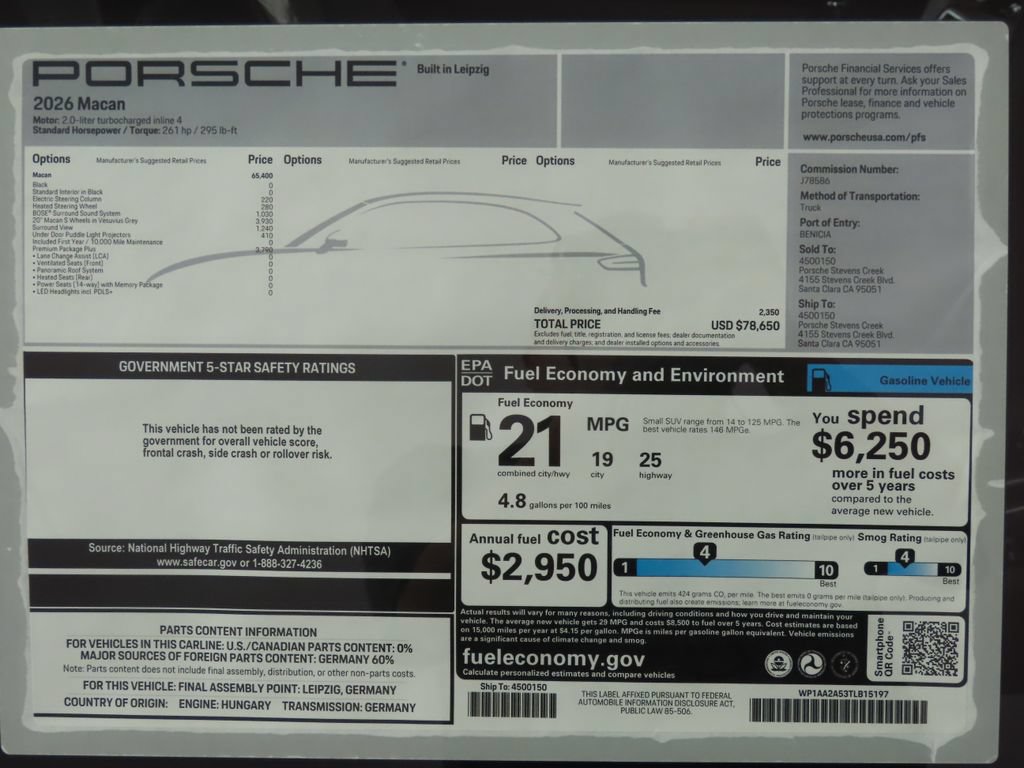 New 2026 Porsche Macan AWD/4WD image 14