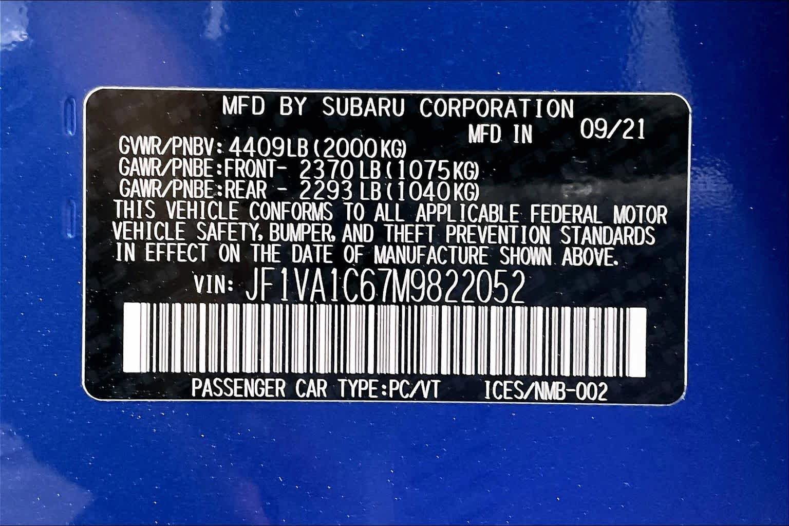 Used 2021 Subaru WRX Premium AWD/4WD image 37