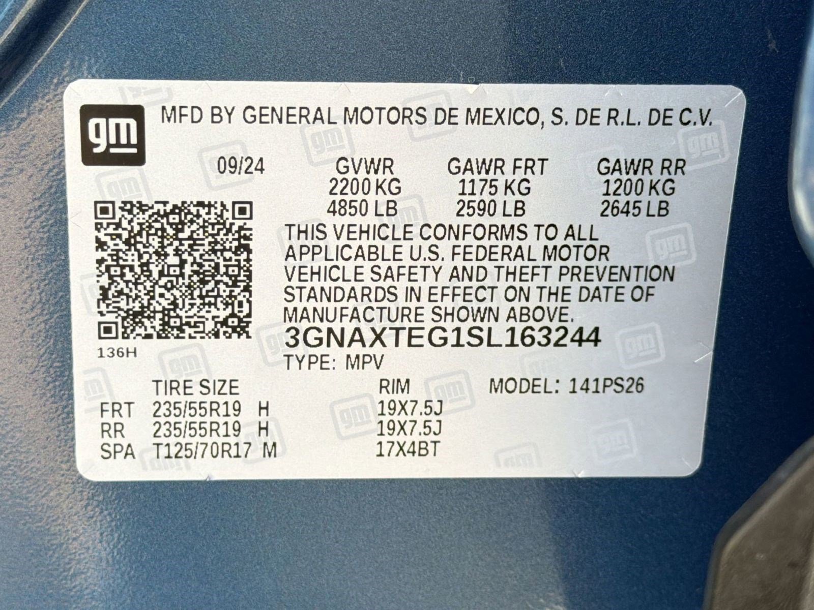 Used 2025 Chevrolet Equinox RS w/ Safety and Technology Package image 19