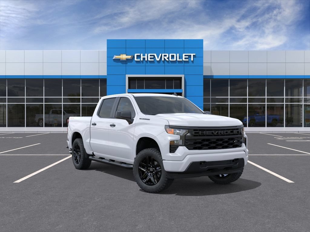 New 2026 Chevrolet Silverado 1500 Custom w/ Turbomax Blackout Package
