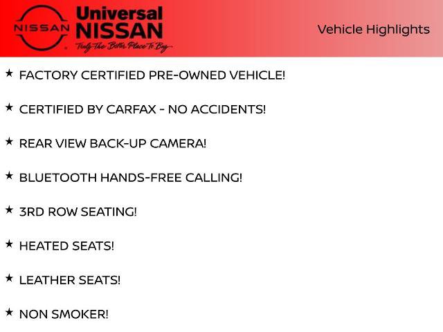 Certified 2022 Nissan Armada Platinum w/ Captain's Chairs Package RWD image 6