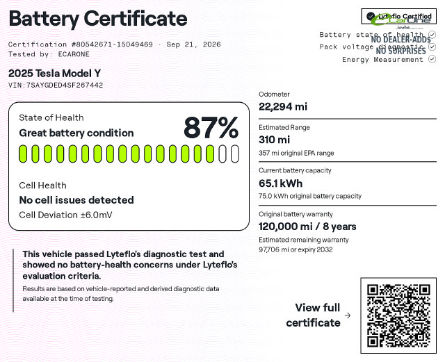 Used 2025 Tesla Model Y Long Range RWD image 21