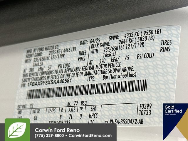 Used 2025 Ford Transit 350 XLT AWD/4WD image 33