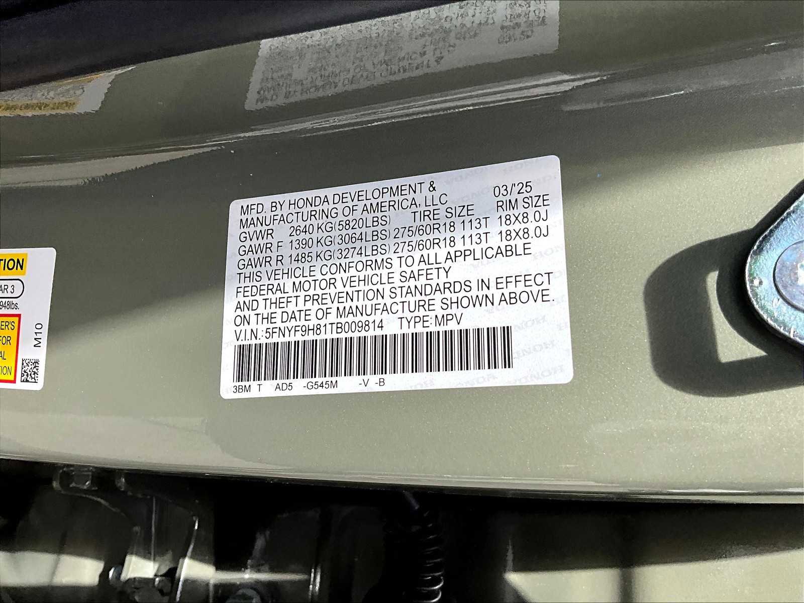 New 2026 Honda Passport TrailSport Elite image 17