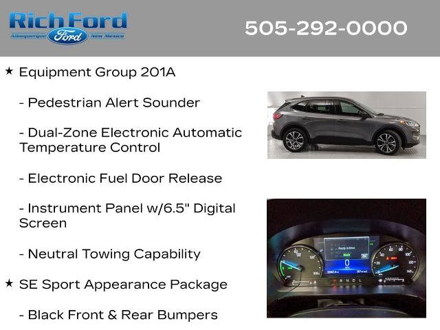 Certified 2022 Ford Escape SE w/ SE Sport Appearance Package image 11