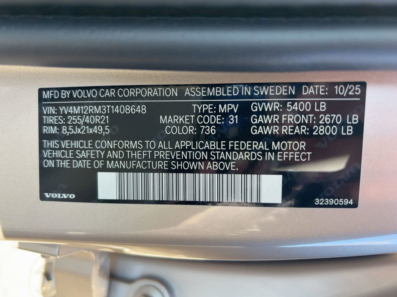 New 2026 Volvo XC60 B5 Ultra w/ Climate Package image 18