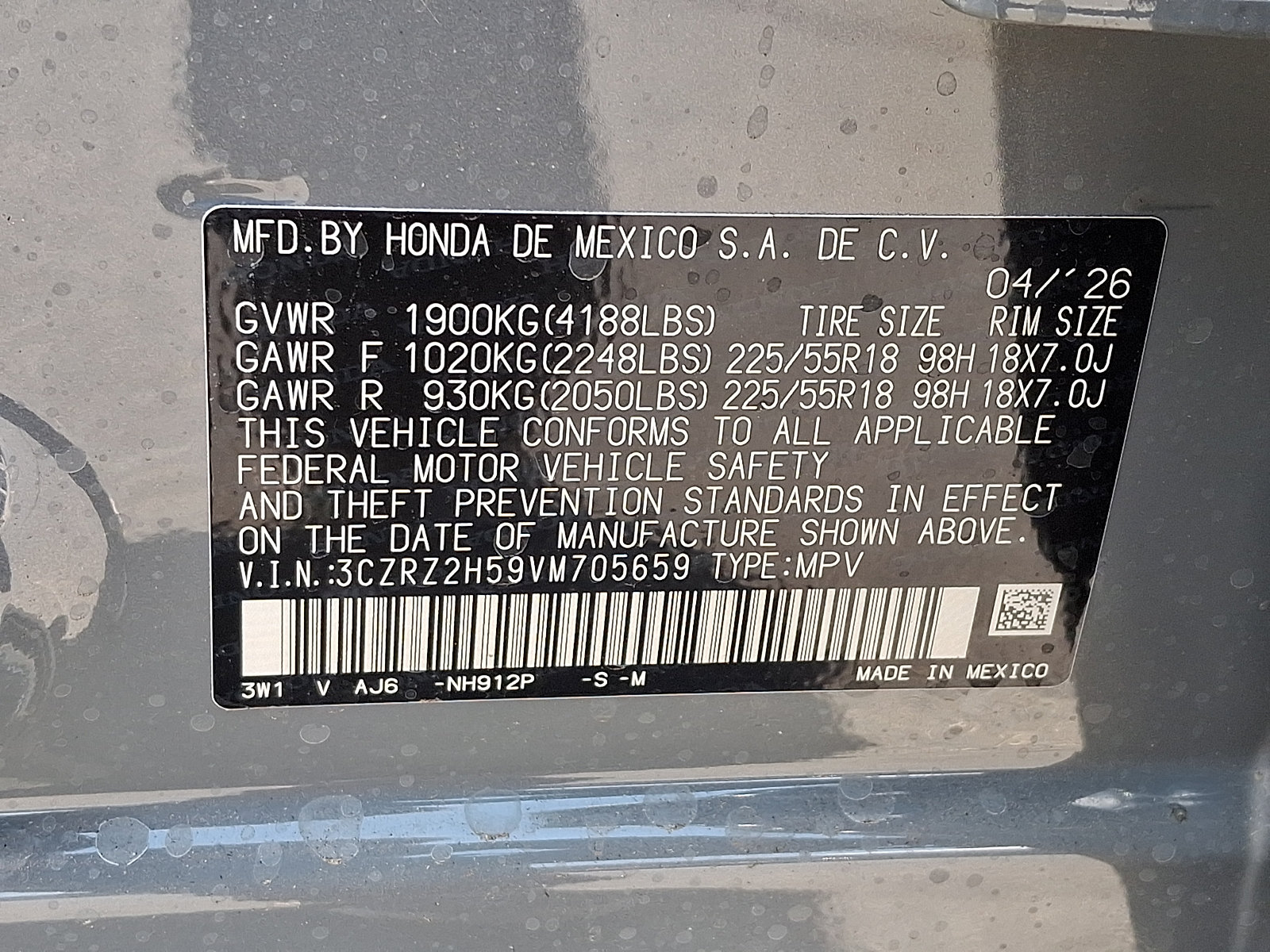 New 2027 Honda HR-V Sport image 10