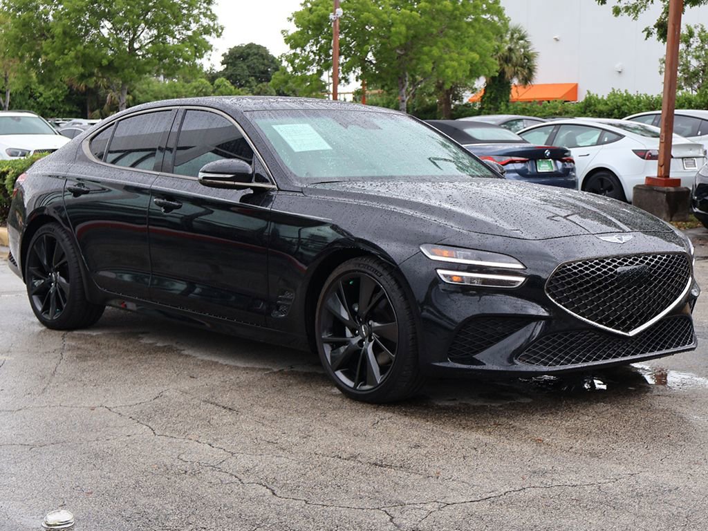 Used 2023 Genesis G70 2.0T w/ Sport Prestige Package RWD image 2