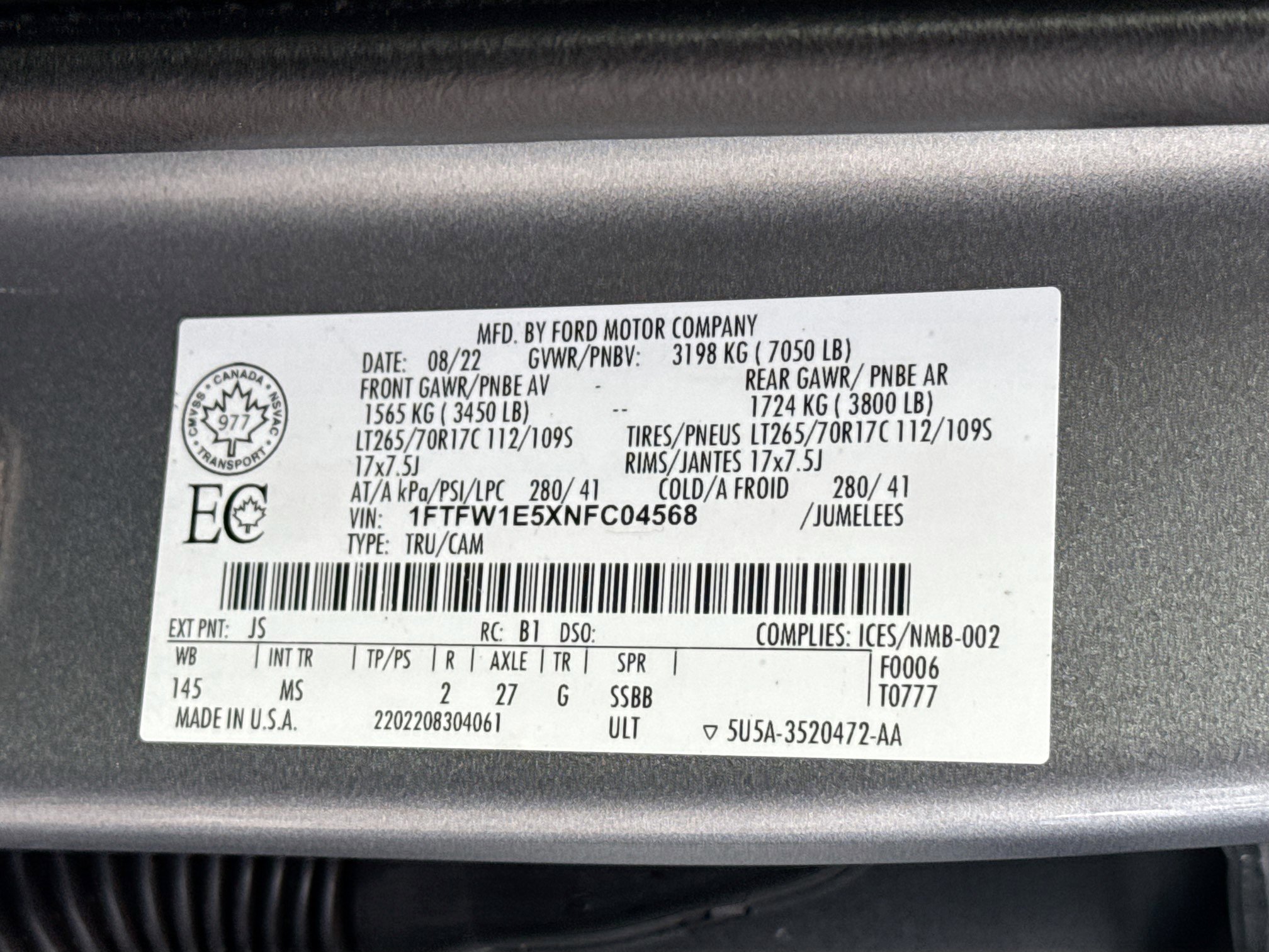 Used 2022 Ford F150 XLT w/ Trailer Tow Package image 41