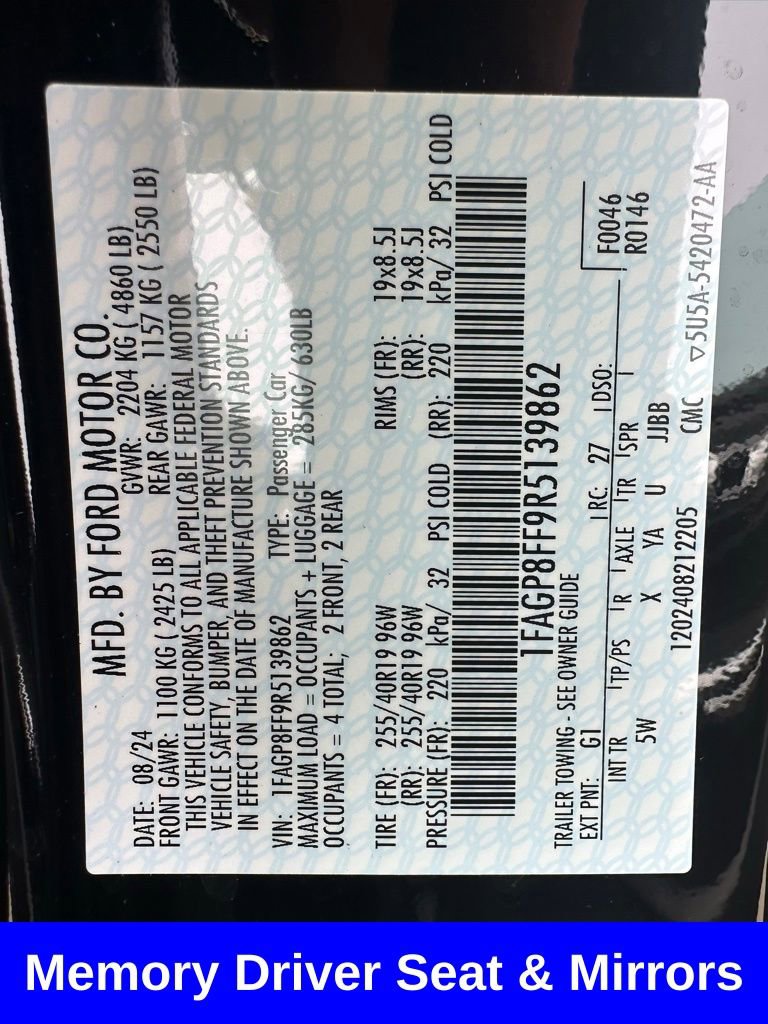 New 2024 Ford Mustang GT Premium image 13