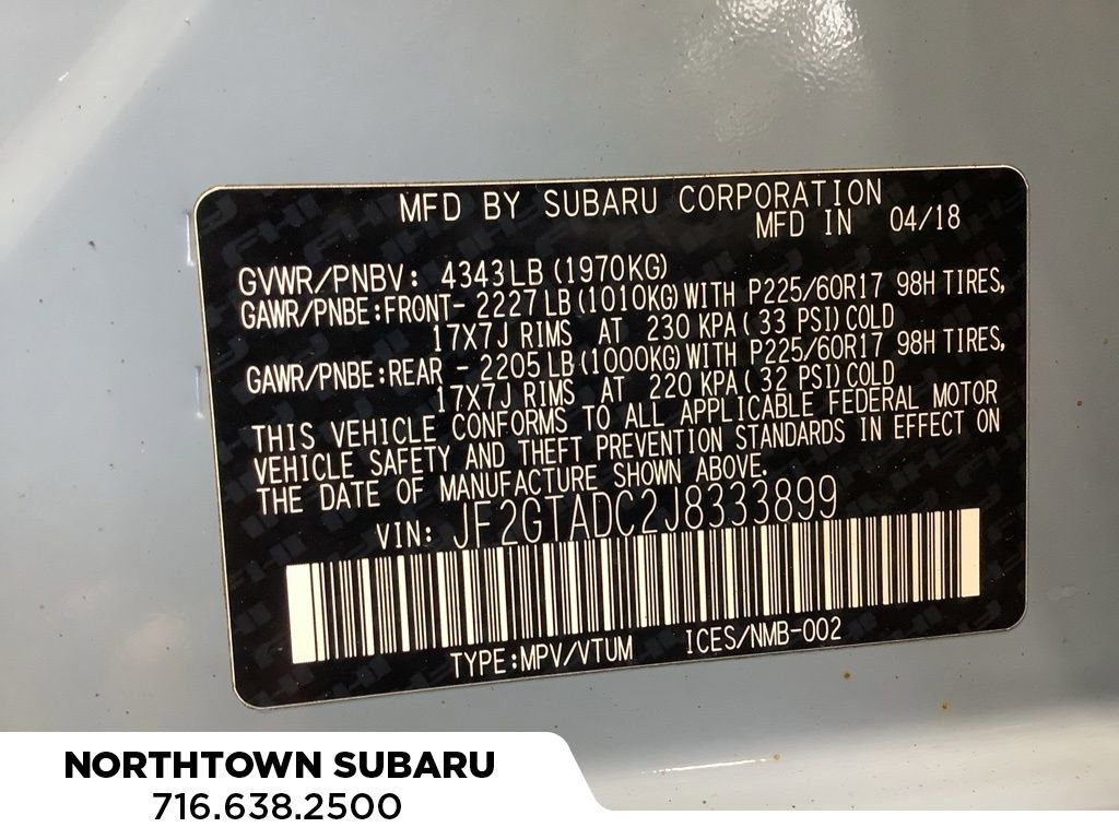 Used 2018 Subaru Crosstrek 2.0i Premium image 32