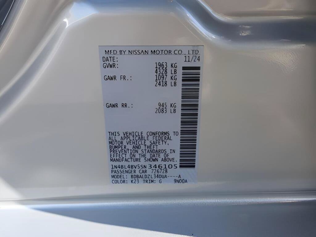 Certified 2025 Nissan Altima 2.5 S FWD image 28