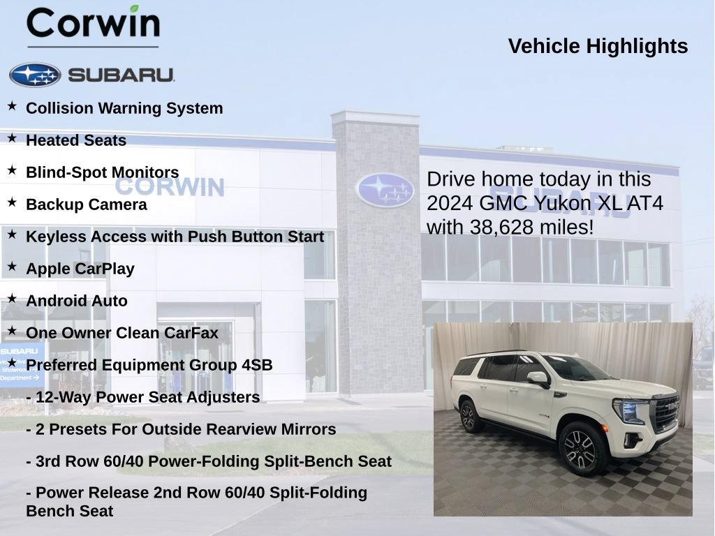 Used 2024 GMC Yukon XL AT4 w/ AT4 Premium Package AWD/4WD image 6