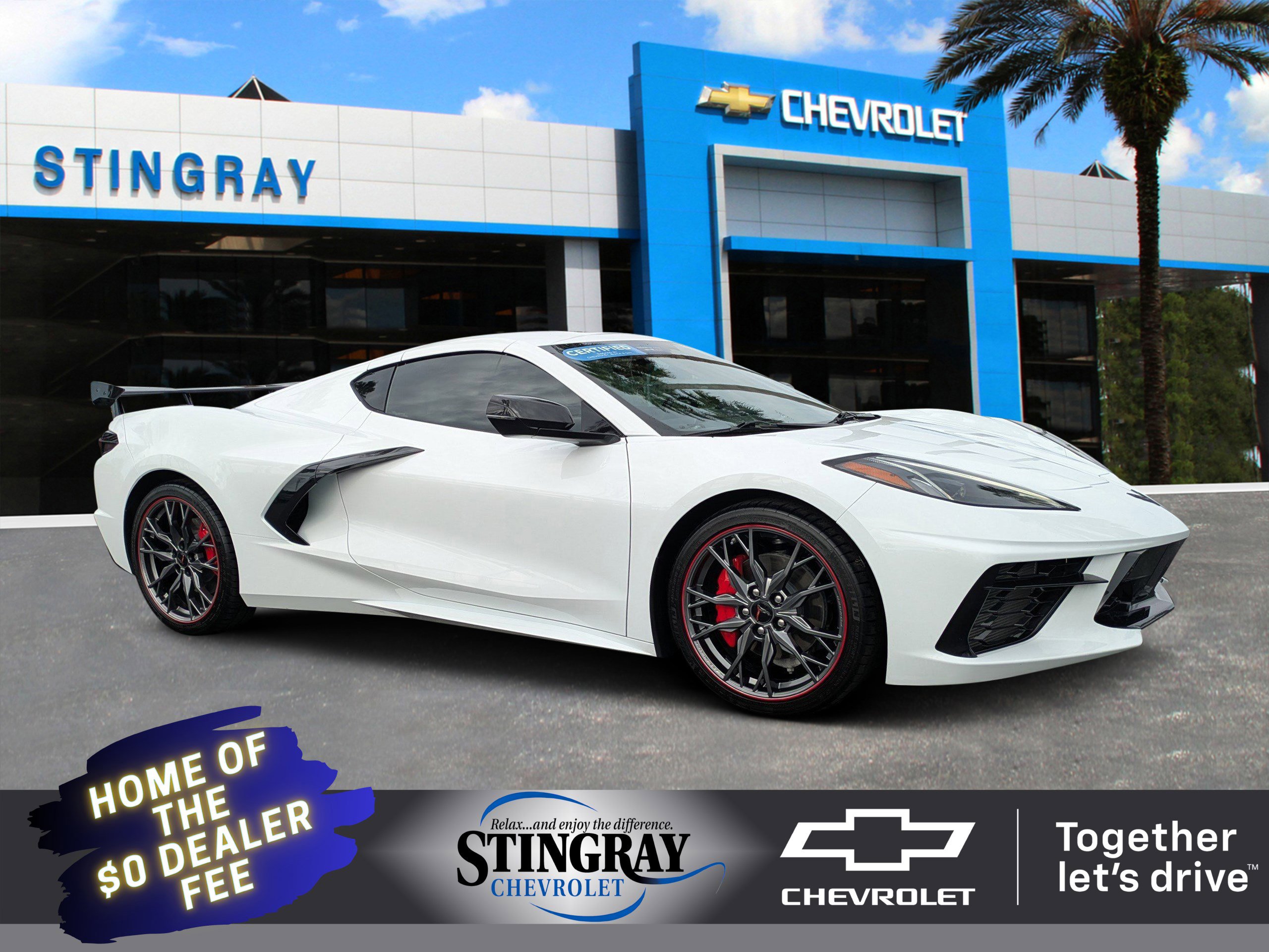 Certified 2023 Chevrolet Corvette Stingray Preferred Cpe w/ 2LT image 1
