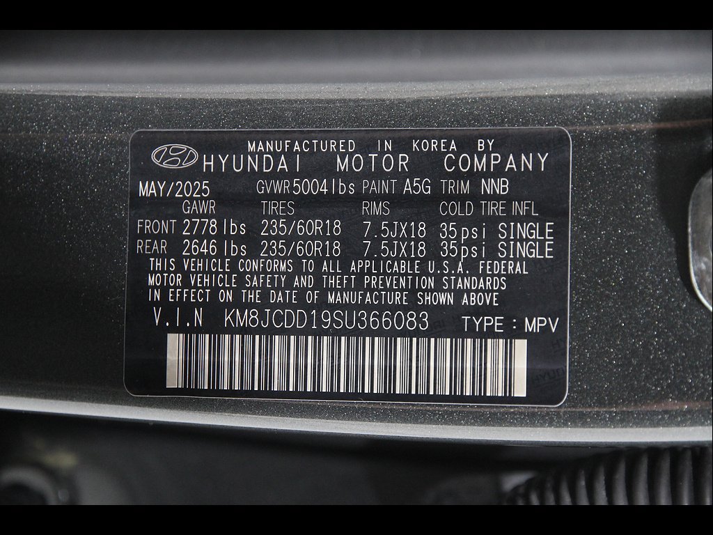 Certified 2025 Hyundai Tucson SEL AWD/4WD image 24