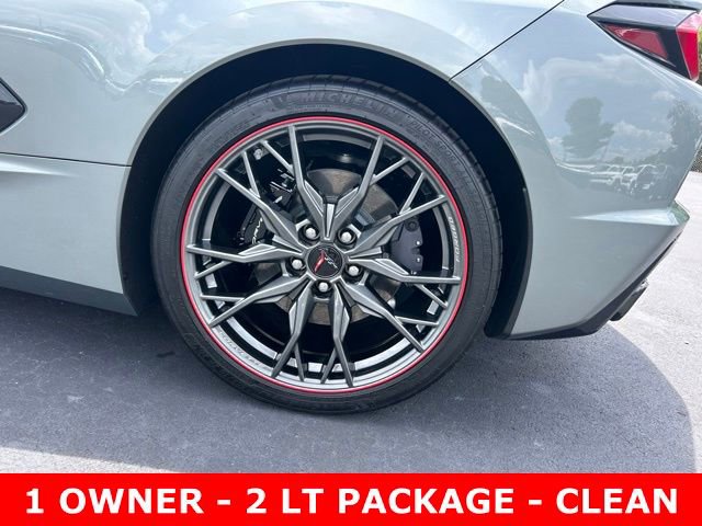 Certified 2024 Chevrolet Corvette Stingray Preferred Cpe w/ Stealth Interior Trim Package RWD image 10