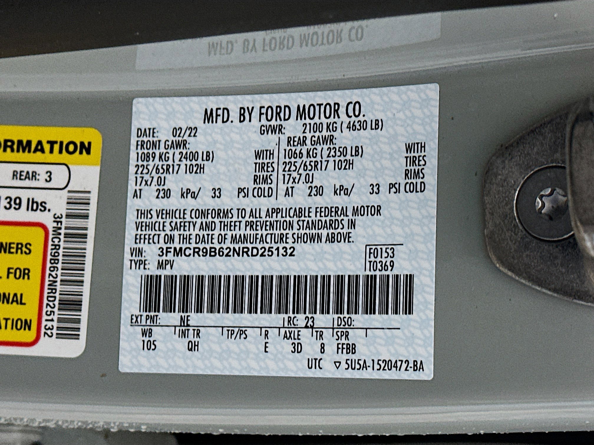 Used 2022 Ford Bronco Sport Big Bend w/ Convenience Package image 12