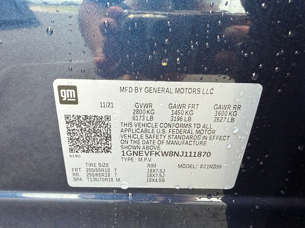 Used 2022 Chevrolet Traverse LS AWD/4WD image 33