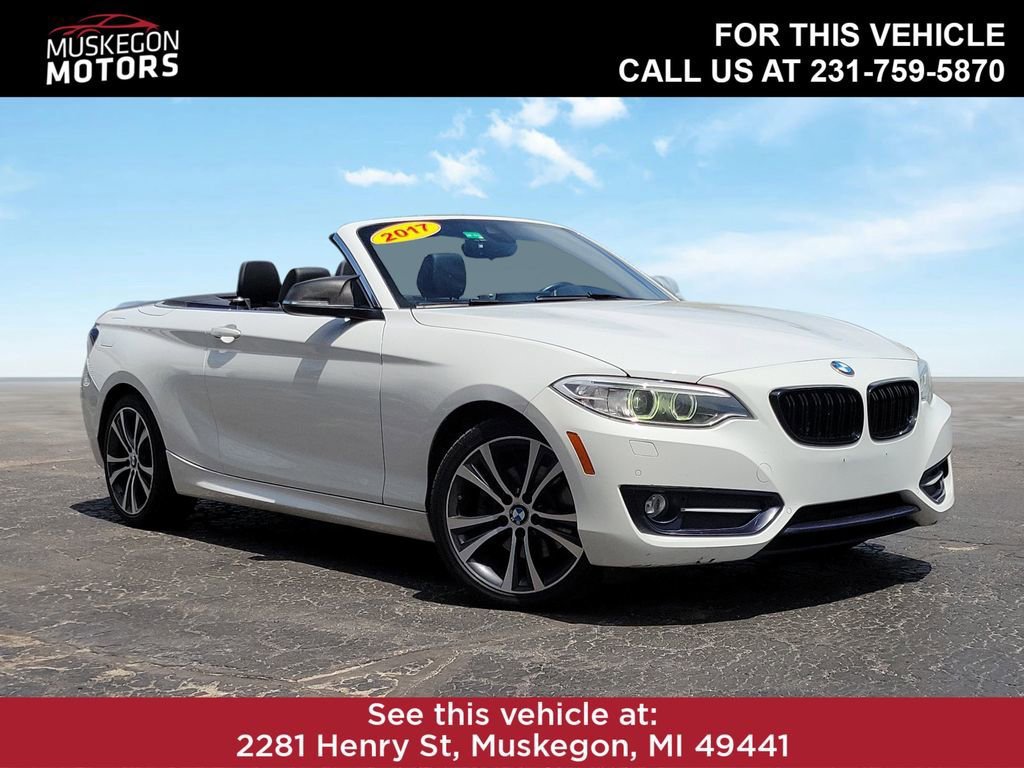 Used 2017 BMW 230i Convertible w/ Premium Package RWD image 1