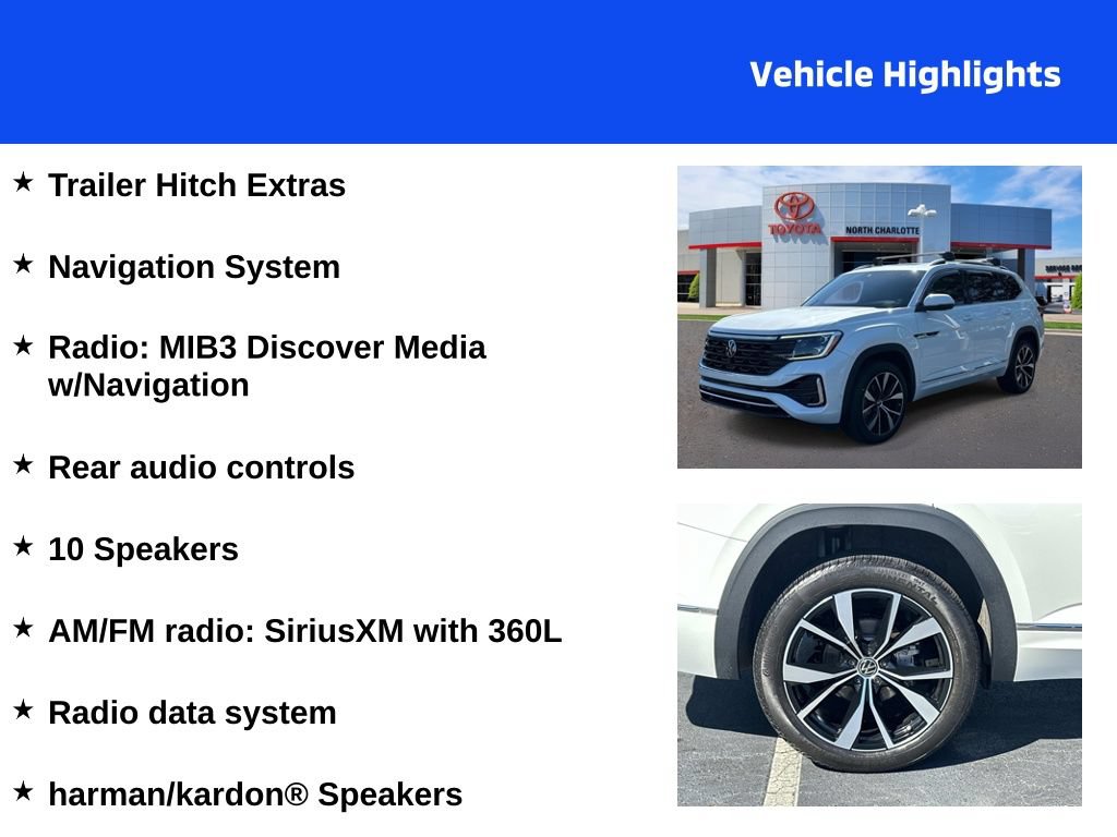 Used 2024 Volkswagen Atlas SEL Premium R-Line AWD/4WD image 4