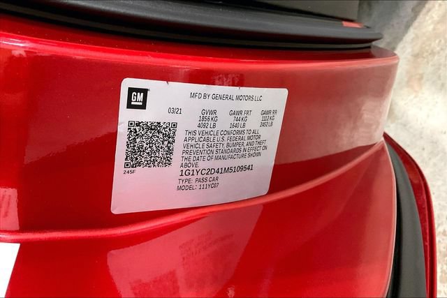 Used 2021 Chevrolet Corvette Stingray Premium Cpe w/ Z51 Performance Package RWD image 33