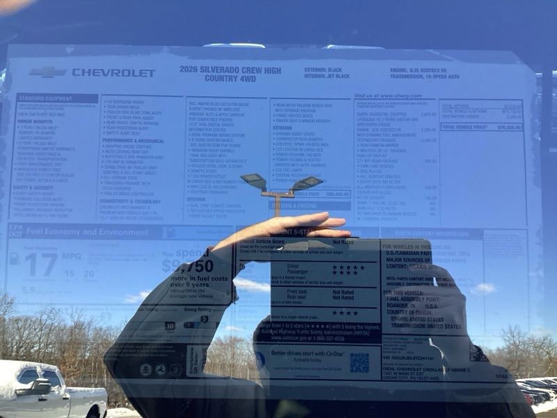 New 2026 Chevrolet Silverado 1500 High Country w/ Technology Package image 11