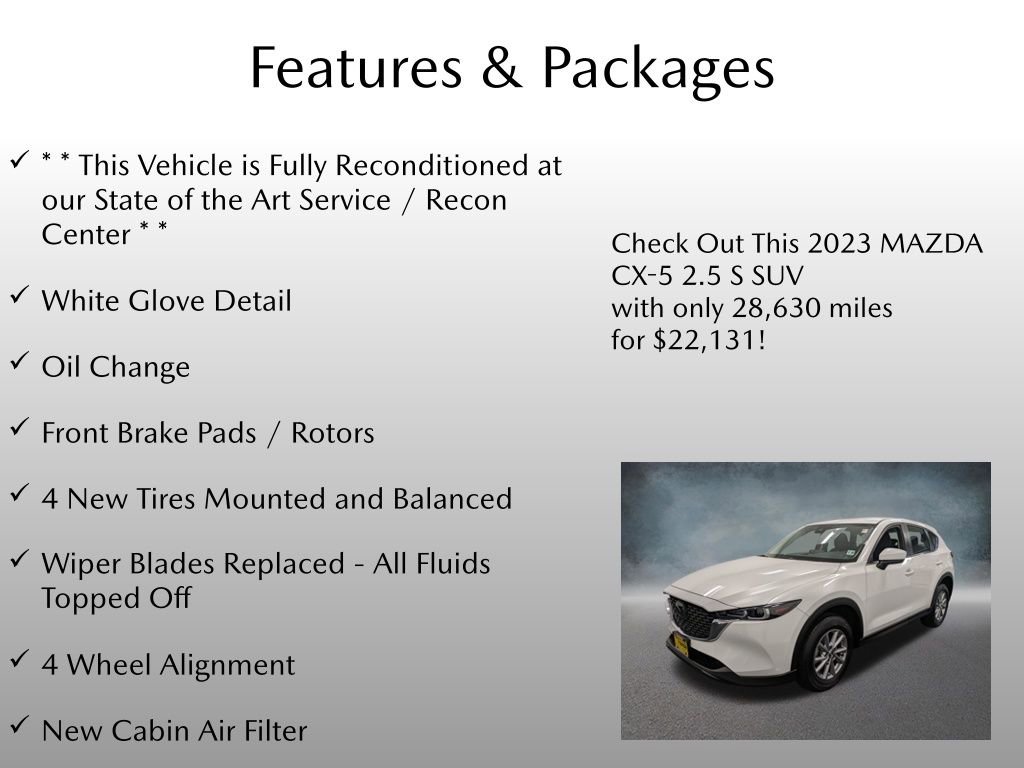 Certified 2023 MAZDA CX-5 AWD 2.5 S image 4
