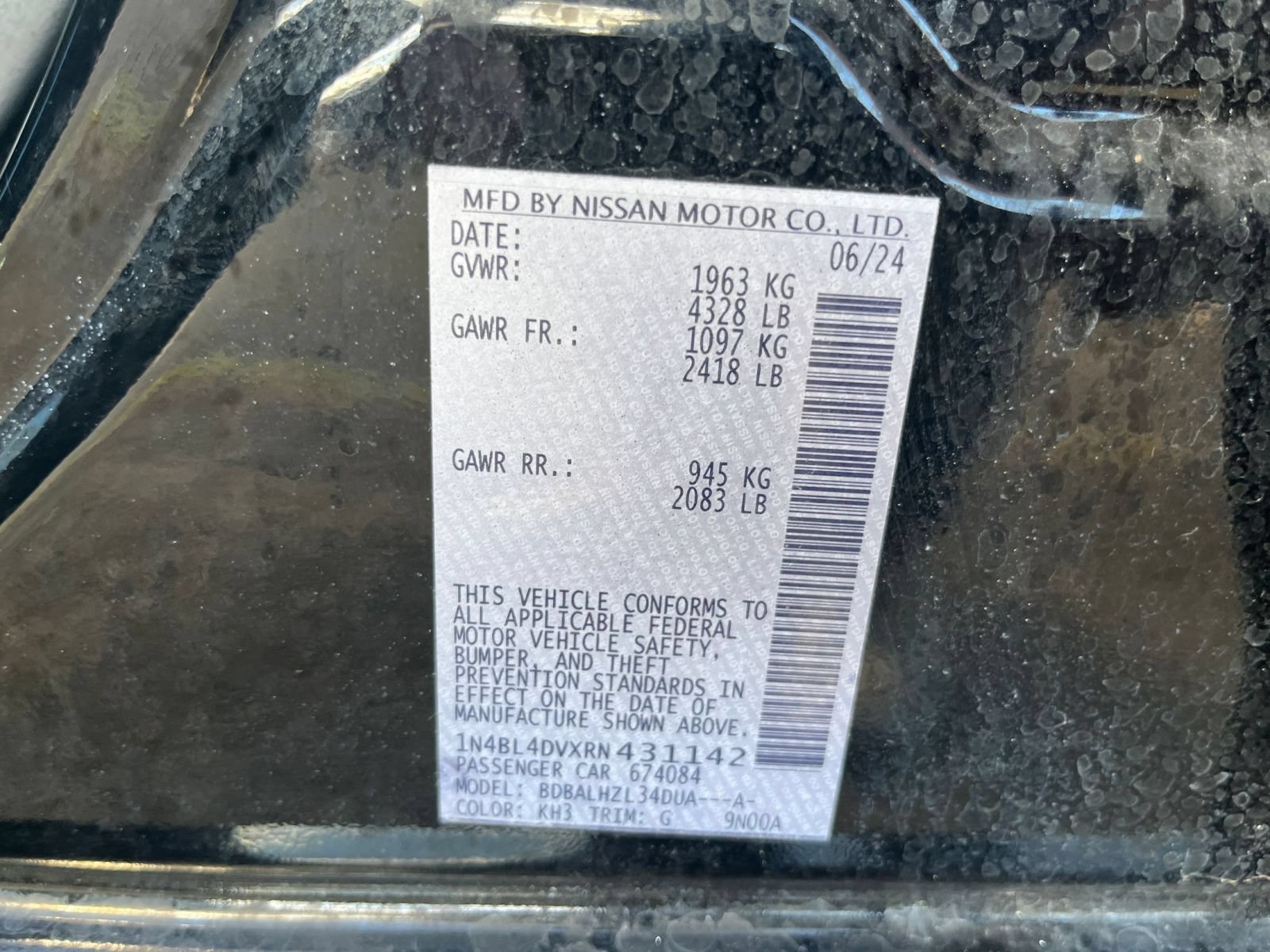 Used 2024 Nissan Altima 2.5 SV FWD image 26