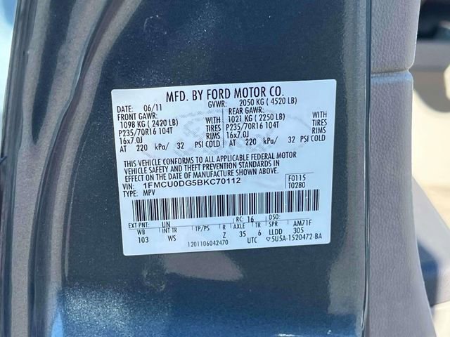 Used 2011 Ford Escape XLT w/ 202A Rapid Spec Order Code image 16