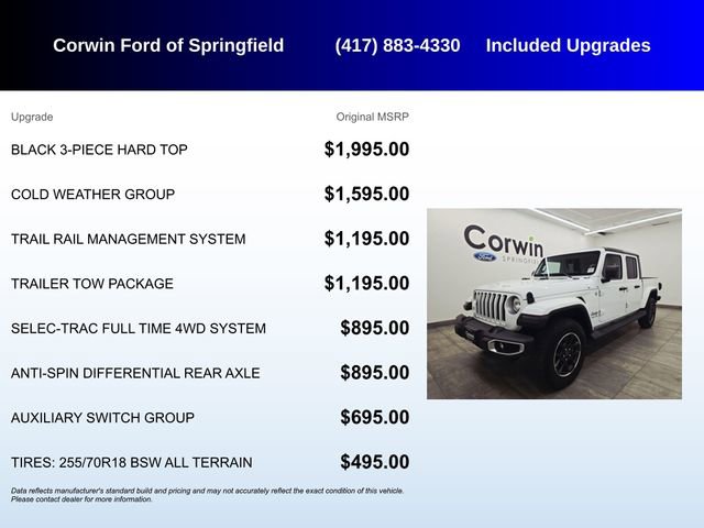 Used 2023 Jeep Gladiator Overland w/ Cold Weather Group image 5