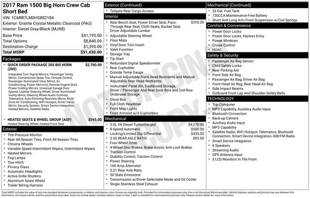 Used 2017 RAM 1500 Big Horn AWD/4WD image 9