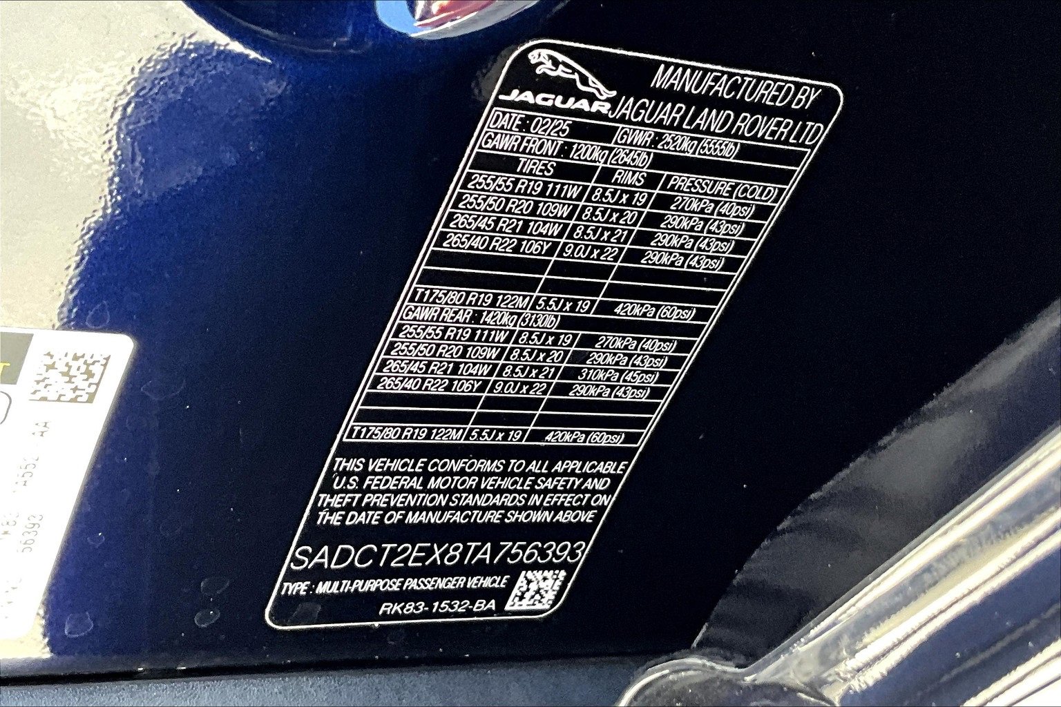 New 2026 Jaguar F-PACE R-Dynamic S image 13