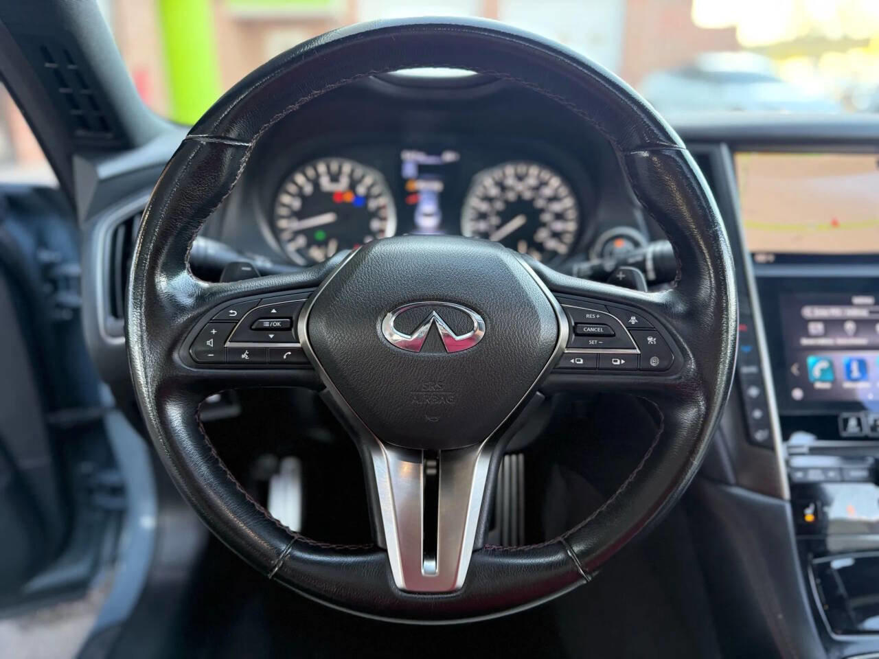 Used 2021 INFINITI Q50 Red Sport 400 w/ All Weather Package image 11