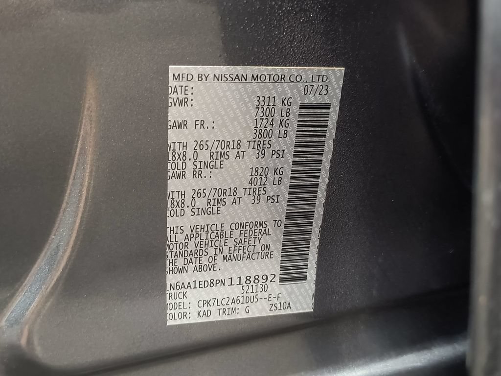 Used 2023 Nissan Titan SV w/ SV Convenience Package AWD/4WD image 25
