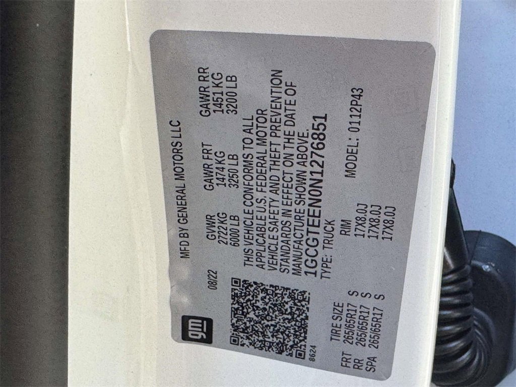 Used 2022 Chevrolet Colorado ZR2 w/ Colorado ZR2 Bison Edition image 27