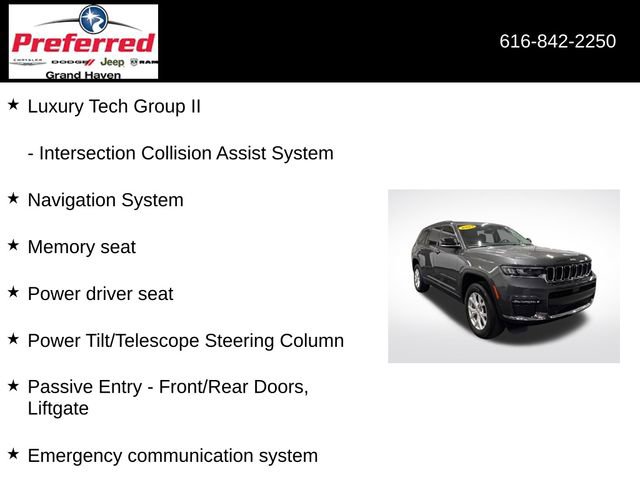 Used 2023 Jeep Grand Cherokee L Limited w/ Luxury Tech Group II image 18