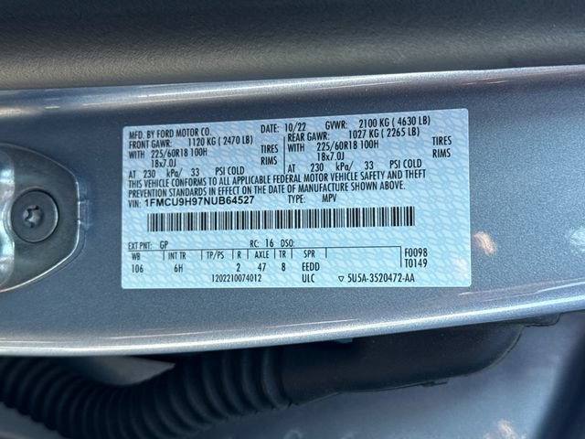 Used 2022 Ford Escape SEL w/ Technology Package AWD/4WD image 23