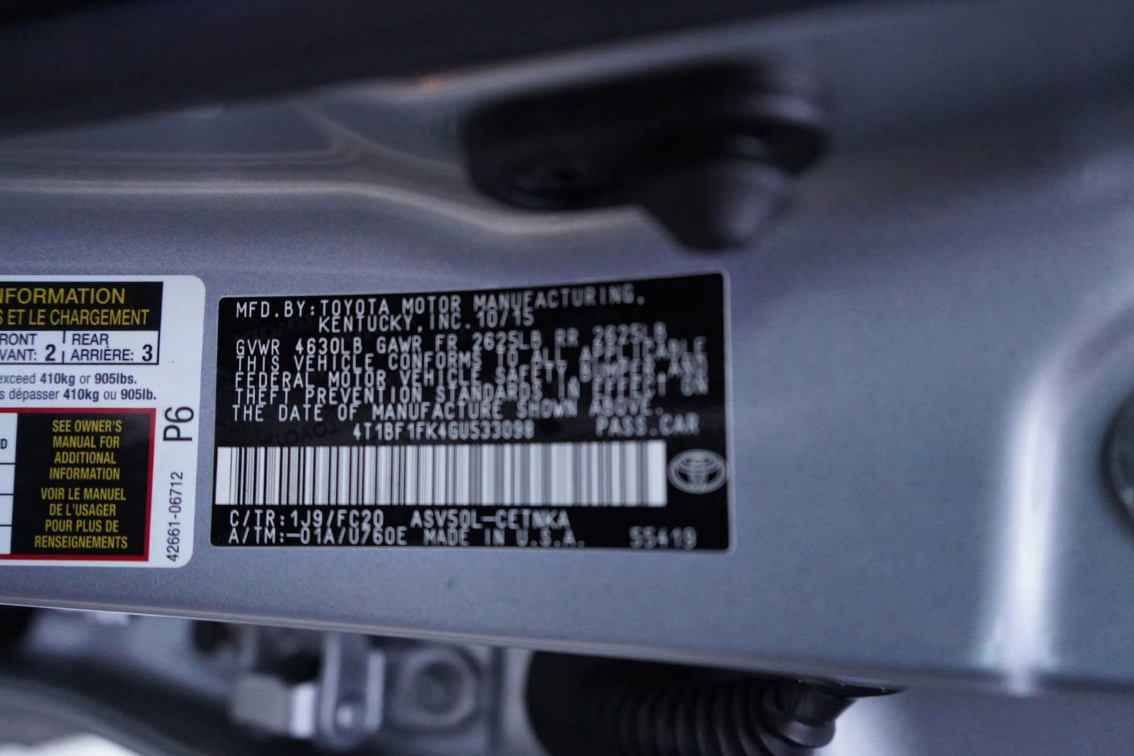 Used 2016 Toyota Camry LE image 10